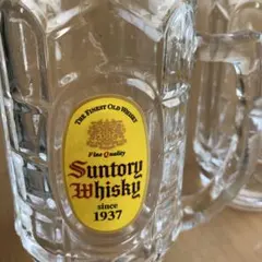 美品Suntory Whisky サン角レアジョッキ 380mℓ 2個セット