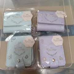 スリコ 3COINS ミラー付きポーチ ミニ財布 ラプンツェル シンデレラ