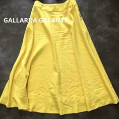 GALLARDA GALANTE フレアスカート 黄　辛子色 膝下丈　0サイズのサムネイル