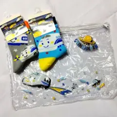 【新品】❼14cm-19cm シンカンセン ソックス ショート丈 2足+α