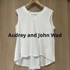 未使用Audrey and John Wad ホワイト ノースリーカットソー