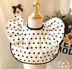 ドット柄お食事エプロンスタイ♡離乳食 MARLMARL ienaenfant