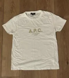 A.P.C. ロゴT ゴールド XS