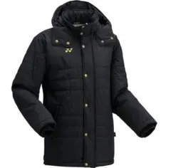 YONEX 中綿ハーフコート S ブラック ベンチコート 防寒着