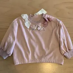 UZULAND 長袖　90センチ　新品タグ付き　女の子　ピンク　リボン