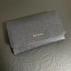 値下げ！新品 Paul Smith ネイビー✖️ピンク レザー 名刺入れ