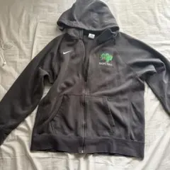 NIKE アメリカ古着 y2k グレー ジップパーカー