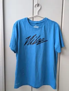 Nike ロゴ Tシャツ 青