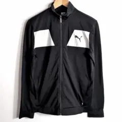 PUMA トラックジャケット スポーツウェア XL ブラック×ホワイト