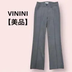 【美品】ストレートパンツ VININI センタープレス サイズ38 Mサイズ相当