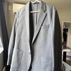 UNIQLO テーラードジャケット グレー Sサイズのサムネイル