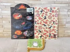 【3点】となりのトトロファスナー付きタオル／魔女の宅急便＆ハウルの動く城の下敷き