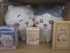 ちいかわ　しーぷわぬいぐるみ　もっちりころりん　キャライト　チョコレート缶