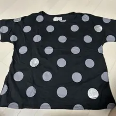 n'Or LABEL ドット柄 半袖 Tシャツ