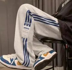 2枚セット スウェット パンツ ユニセックス L ジャージ ストリート ジョガー