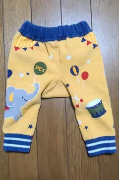 【2点セット】ベビーニットパンツ、裏起毛トレーナー