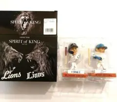 ライオンズ70th記念ボブルヘッド(秋山幸二・栗山巧) ライオンズ70th記念ボブルヘッド(秋山幸二・栗山巧) 埼玉西武