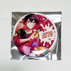 AMPTAKxCOLORS BIG缶バッジ あっとくん