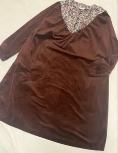 エヘカソポ ベロアチュニックワンピース Samansa Mos2