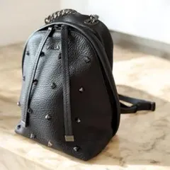 本革 レザー スタッズ リュック スタッズ フェイクレザーリュックサック | Bagoodtimeshop