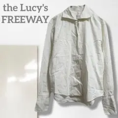 k4【Lucy'sFREEWAY】シャツ/美品 綿100% シンプル 着回し 柔
