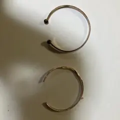 ゴールドバングル 2点セット 　　　　　おまけ付き