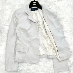 【良品✨】バーバリーロンドン ジャケット ノバチェック ホースロゴ シルク混