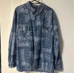 FIELDMAN by EDWIN ペイズリー　エドウィン　デニム　シャツ