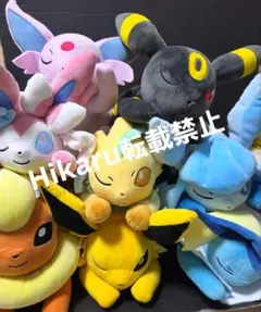 ポケモン もふぐっとぬいぐるみ イーブイフレンズ おひるねver.4種×4