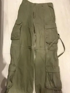 GRANCYダーティナイロンカーゴパンツ カーキ L - メルカリ