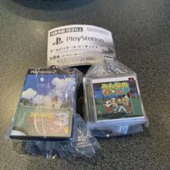 PlayStation ゲームパッケージ ミニチュアチャーム みんなのGOLF