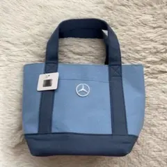 【未使用】Mercedes-Benz ミニトートバッグ ライトブルー