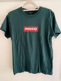 【美品/綿100%】マウジー MOUSSY ボックスロゴ 半袖TシャツFREEのサムネイル