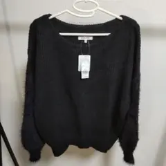 グローバルワークス  シャギースリーブニット