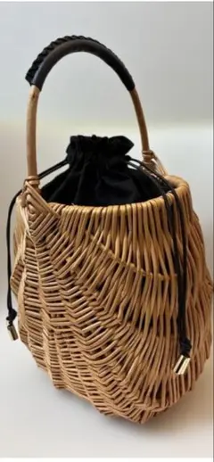 限定SALE❣️ oddsオッズ 天然アラログキーバッグ カゴバッグ