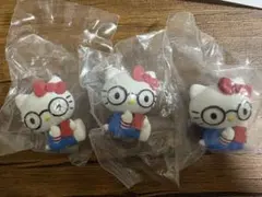 サンリオ ガチャガチャ めがねっこちゃんフィギュア ハローキティ 2個セット