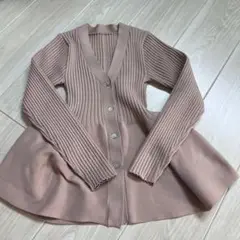 神戸レタス　ペプラムニット