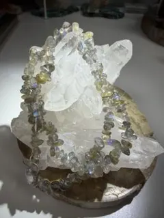 ペアラブラドライトブレスレット　2本セット