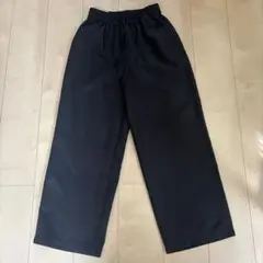 ブラック ワイドパンツ イージーパンツ