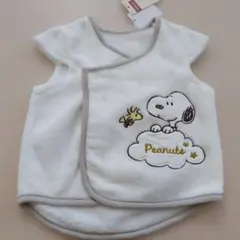 ベビー50~70　スヌーピー　ベビーベスト　ホワイト