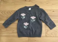 H&M 花柄ニットセーター US 12-18