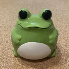 リブレ 平成レトロ カエル のほほんパーク 貯金箱 ソフビ - メルカリ