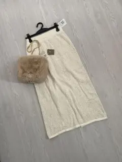 11000円新品♡スコットクラブ購入 ニットメッシュスカート