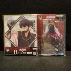 一番くじ　桃源暗鬼　弐　桃角桜介　D賞 アクスタ　E賞 ミニ色紙　セット