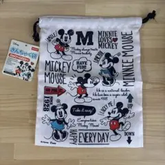 Disney きんちゃく袋 ミッキー＆ミニー