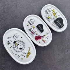 PEANUTS スヌーピー 弁当箱 3個セット オーケストラ柄のサムネイル