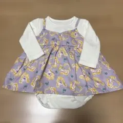 新品 ディズニー ラプンツェル ロンパース 80cm