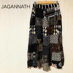 訳あり　JAGANNATH ジャガンナート　ロングスカート　マキシ　フレア　黒