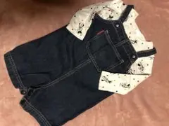 コムサイズム デニムロンパース