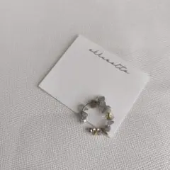 天然石のイヤーカフ